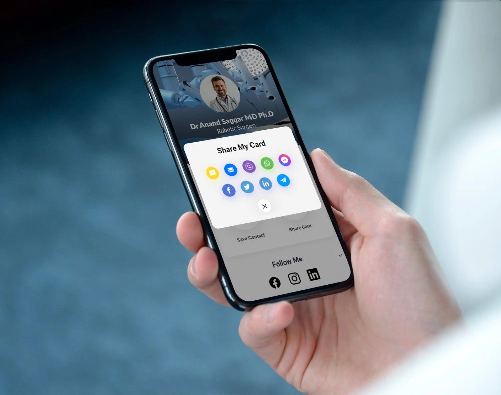 <b>That's it!</b> <br/> You can <b>now share</b> your <b>Digital Card</b> with anyone on any device you wish.