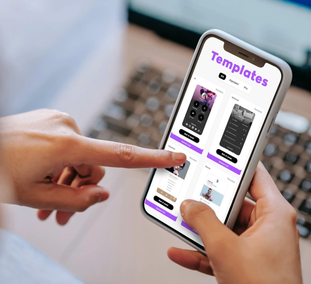 <b>Choose the template</b> that suits you best.